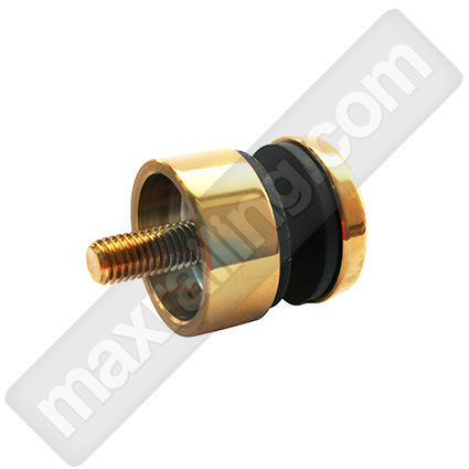 Styklodyrjach gold zlaten ogledalen Ф30mm. Златен огледален стъклодържач Ф30мм.